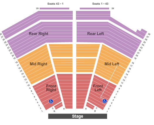 Van Wezel Performing Arts Hall Les Miserables Seating Chart